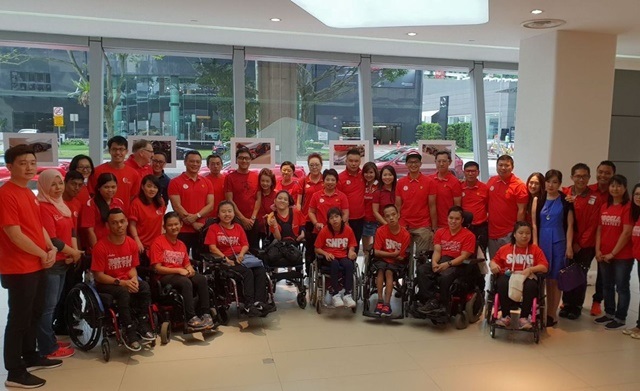 Boccia Friend for The World oleh Ital Auto dan Ferrari Owners Club Singapore